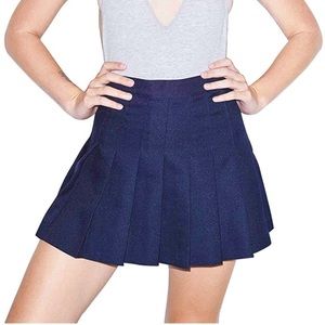 American Apparel Tennis Skirt Navy Size L